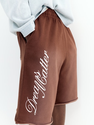 Pull&BearWide Leg/ Široke nogavice Hlače 'STWD' - smeđa boja