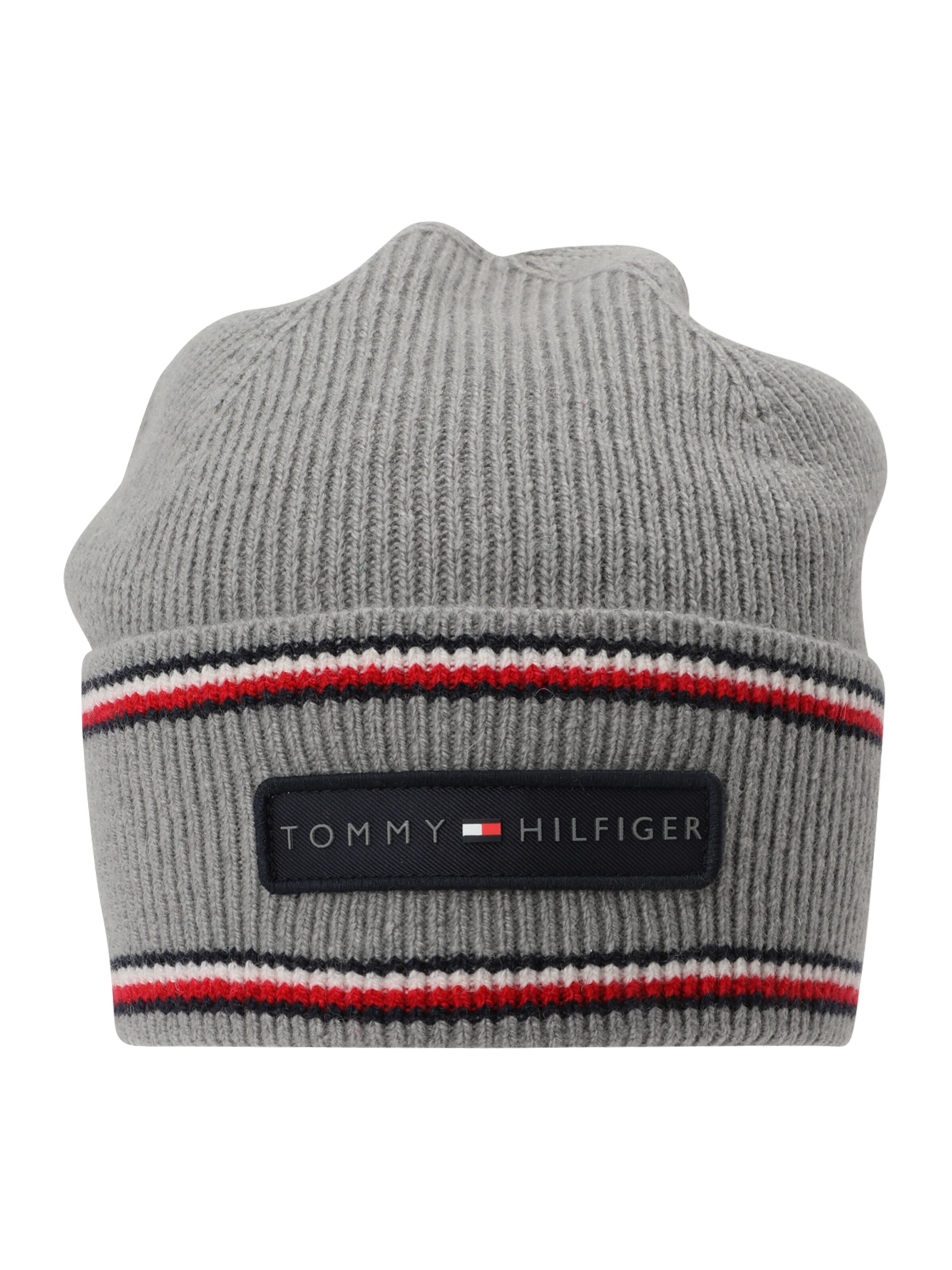 TOMMY HILFIGER Mütze in Grau