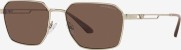 Emporio Armani - Gafas de sol en marrón: frente