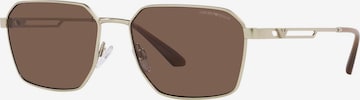 Emporio Armani - Óculos de sol em castanho: frente