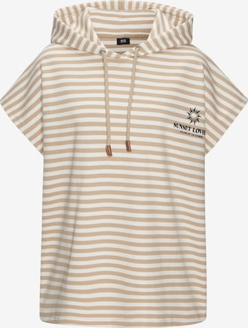 H.I.S Sweatshirt in Beige: Vorderseite