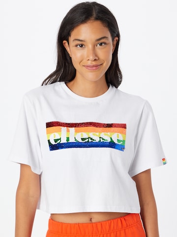 ELLESSE Μπλουζάκι 'Unicorn' σε λευκό: μπροστά