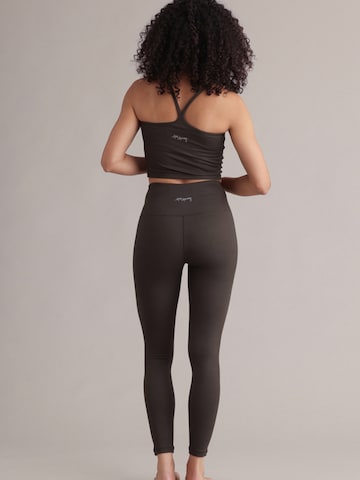 Hey Honey - Skinny Leggings 'Cropped' en verde