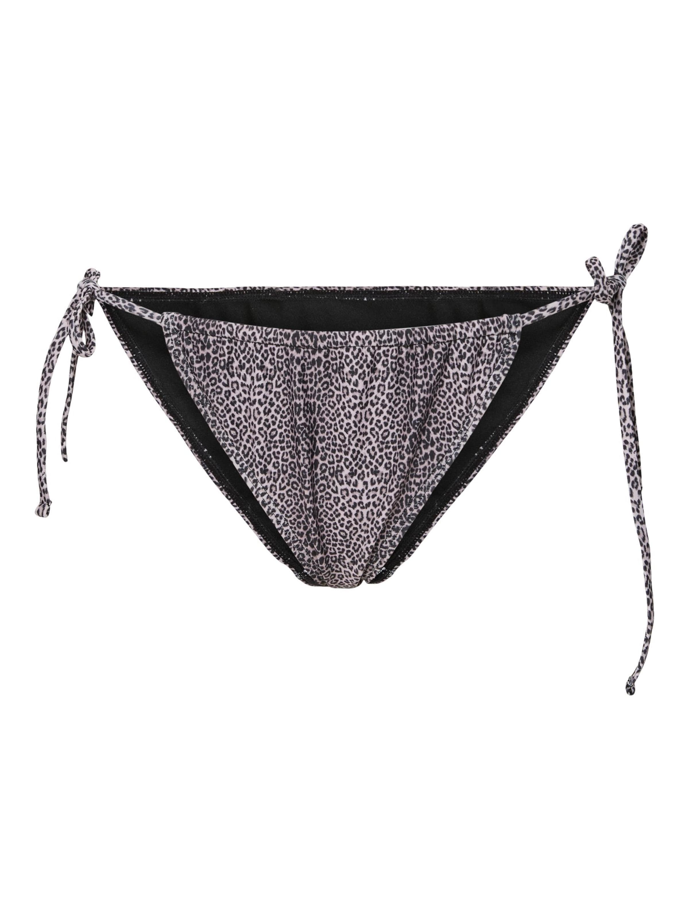 PIECES Bikinibroek 'PCBaomi' in de kleur Sering / Zwart, Productweergave