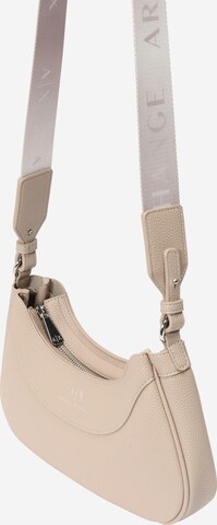 ARMANI EXCHANGE Skuldertaske i beige