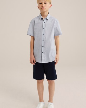 WE Fashion Regular fit Ing - kék