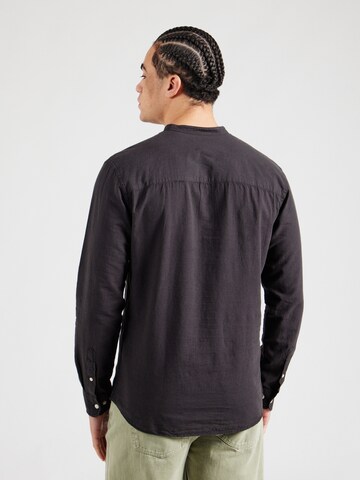 JACK & JONES Слим Рубашка 'JJBREEZE' в Черный