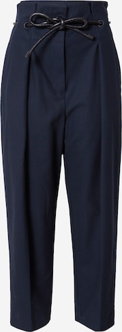 3.1 Phillip Lim Loosefit Bandplooibroek in Blauw: voorkant