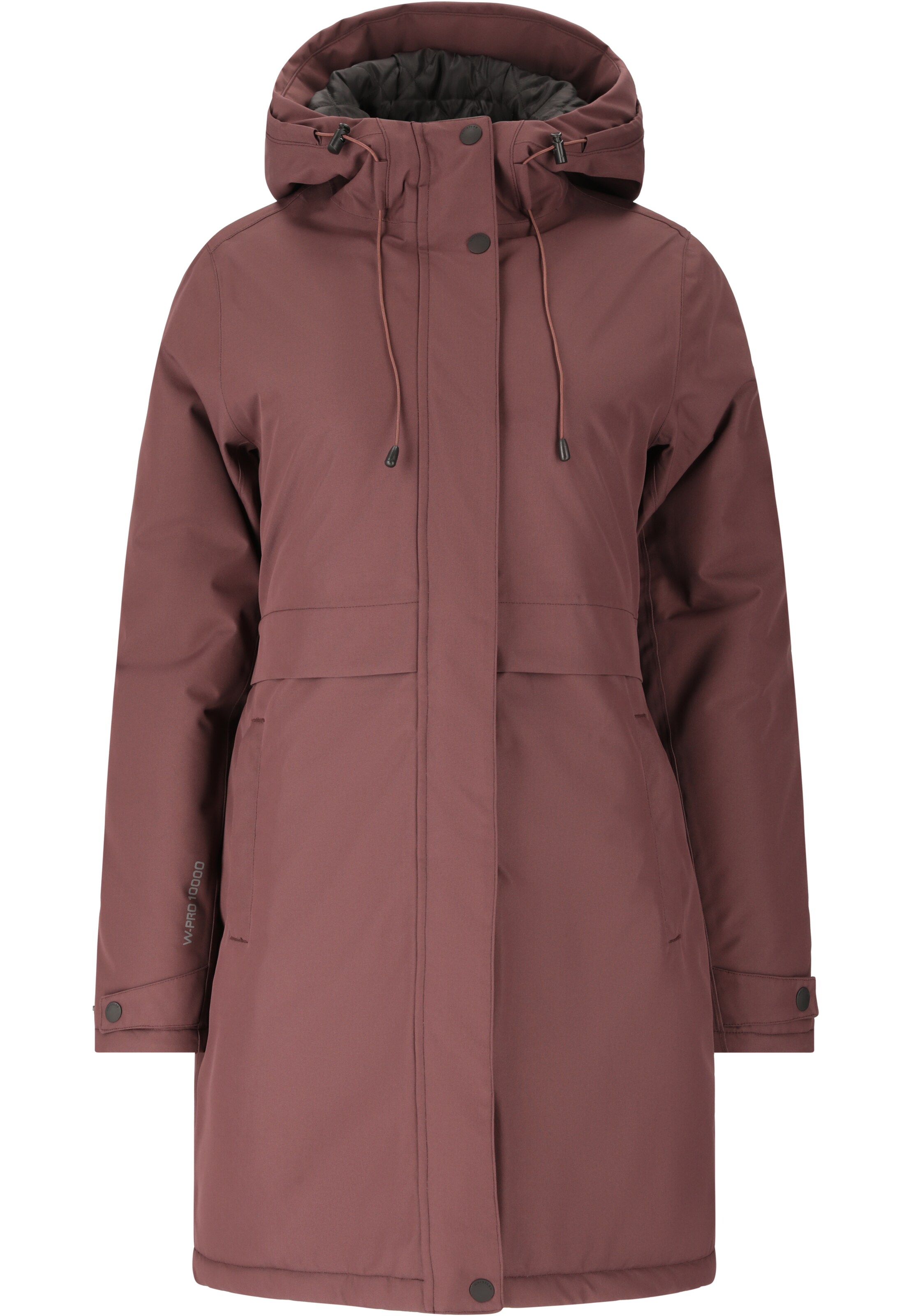 Whistler Outdoor jacket 'Mullie V2' in Brown: front