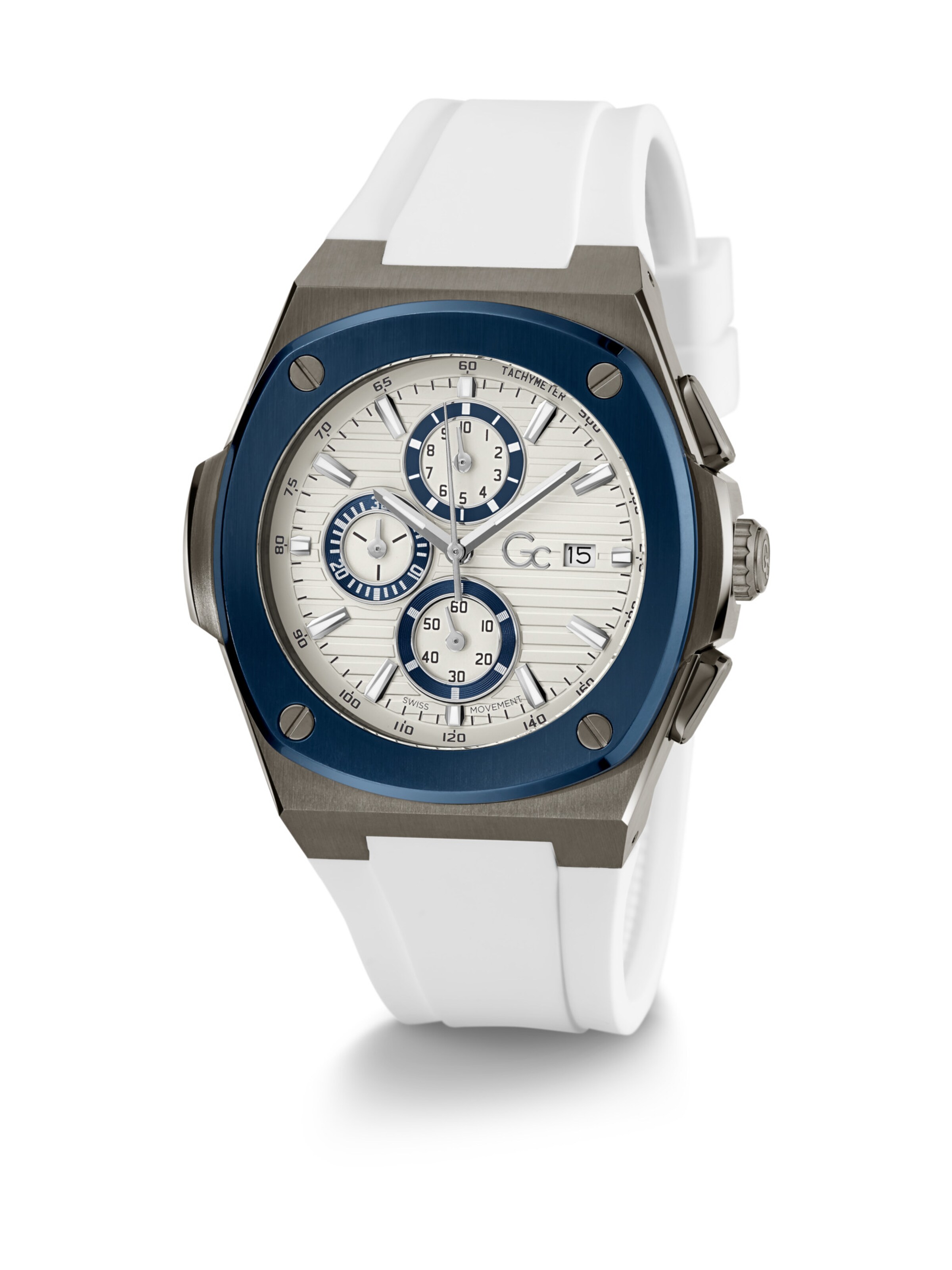 Gc Analog Watch 'Coussin Shape ' in Mixed colors