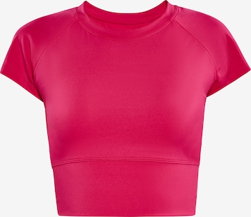 T-shirt fonctionnel myMo ATHLSR en rose : devant