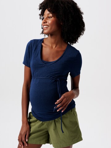 Esprit Maternity Majica | modra barva: sprednja stran