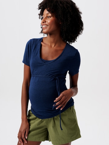 Esprit Maternity Shirt in Blue: front