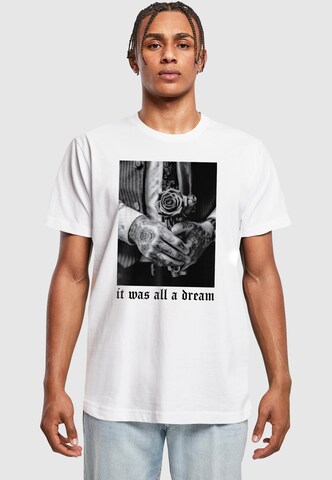 Mister Tee Shirt 'It Was All A Dream' in Weiß: Vorderseite