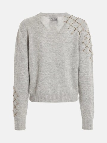 PINKO Sweter 'PINKO SALISBURGO MAGLIA HAIRY MIX STRETCH Maglieria' w kolorze szary