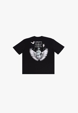 Dropsize Tričko 'Statue Liberty' - Čierna