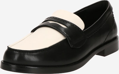 CLARKS Classic Flats 'Straven Edge' in Black / White, Item view