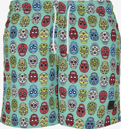 Urban Classics Kupaće hlače u tirkiz / miks boja, Pregled proizvoda