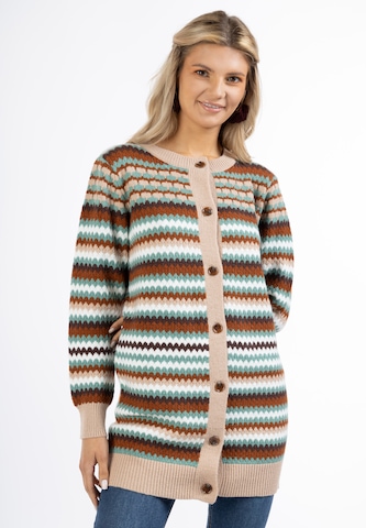 usha FESTIVAL Knit Cardigan in Mixed colors: front