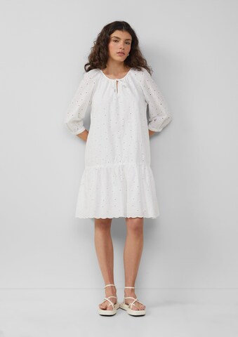 Robe-chemise QS en blanc