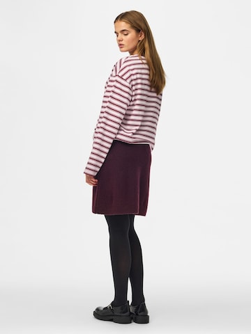 PIECES - Falda 'PCMALOU' en rojo