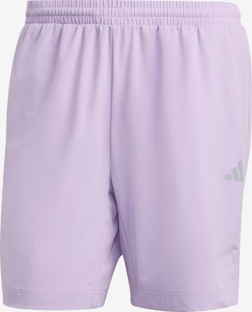 ADIDAS PERFORMANCE Workout Pants 'Tech Apparel' in Purple: front
