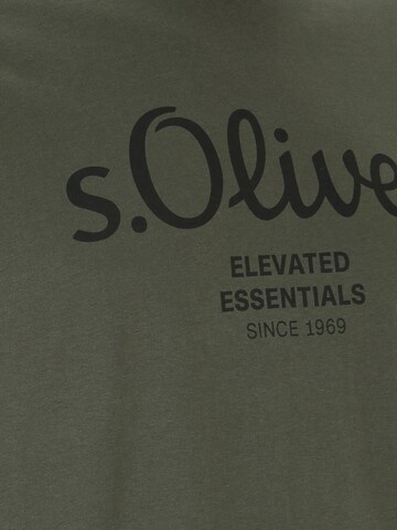 s.Oliver Men Big Sizes Shirt in Green