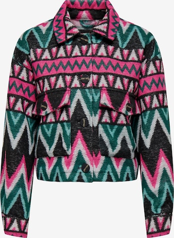 Veste mi-saison 'PIL AZTEC' ONLY en noir : devant