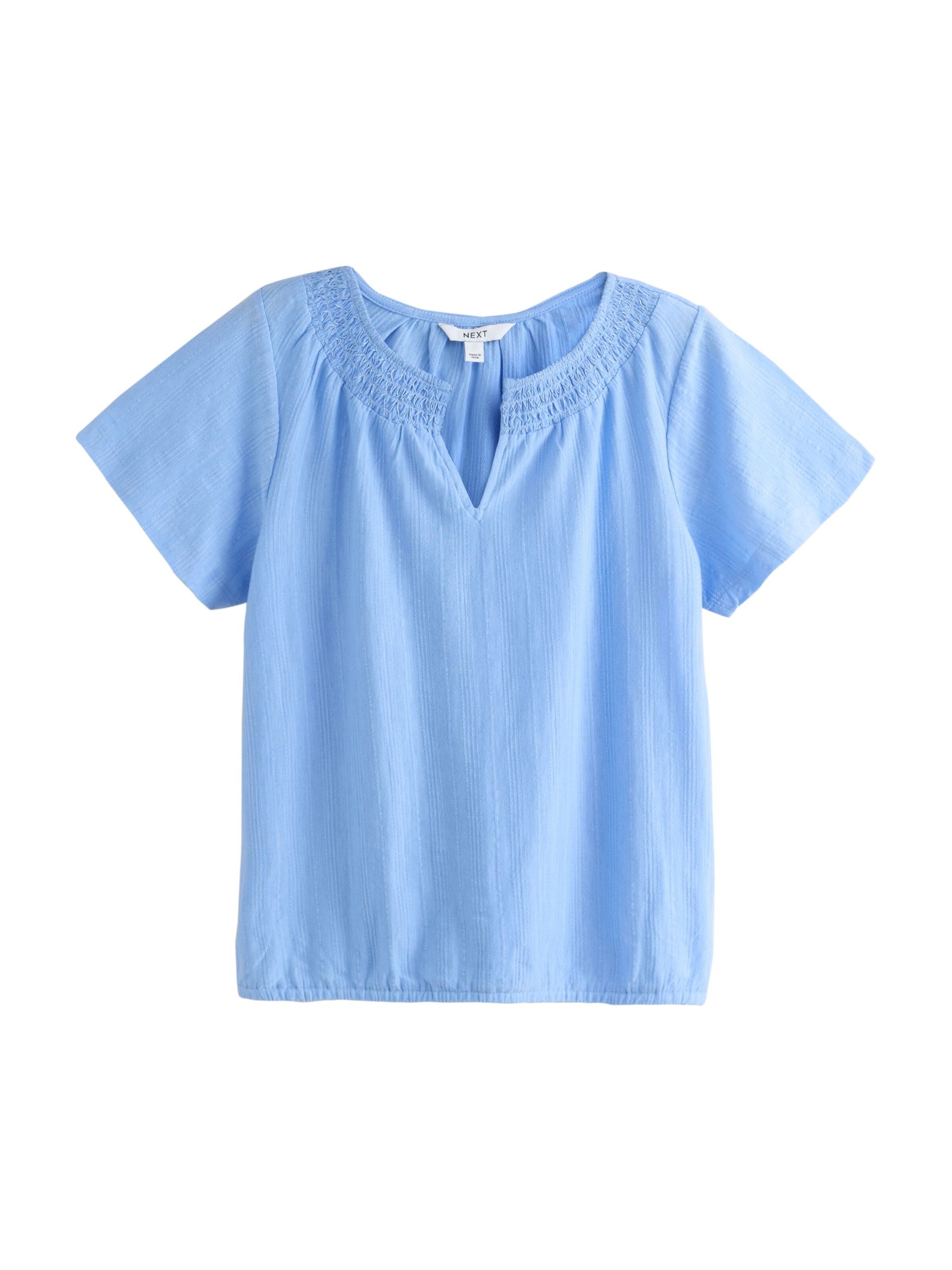 Next T-Shirt in Blau: Vorderseite