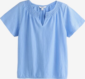 Next T-Shirt in Blau: Vorderseite