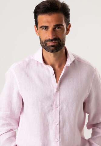 Black Label Shirt Regular fit Overhemd in Roze