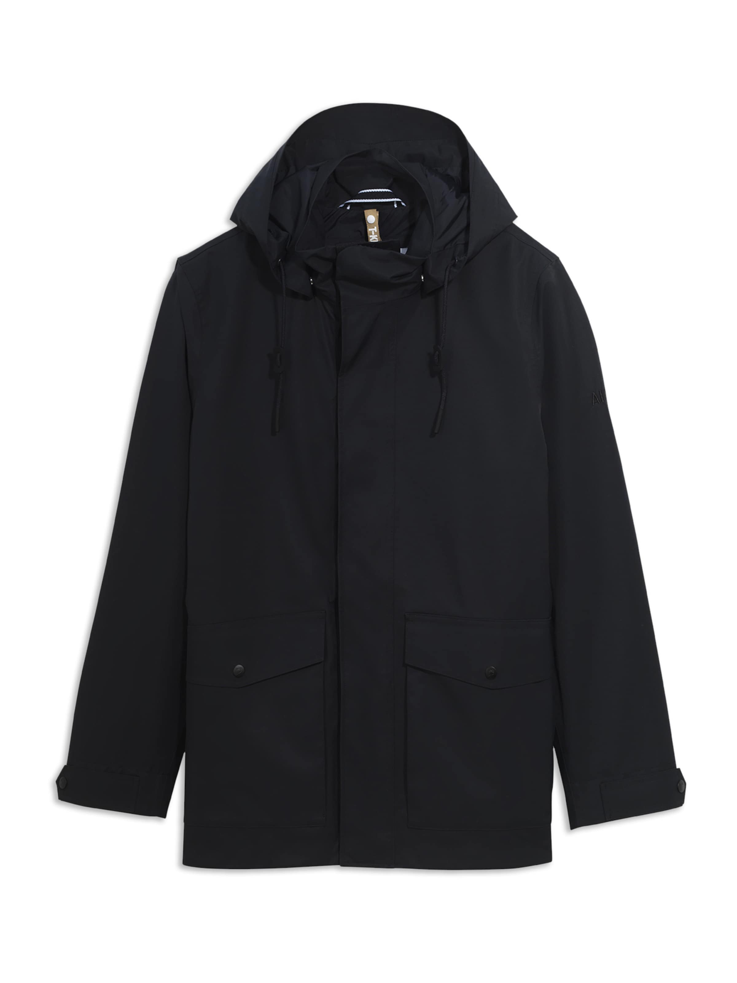 AIGLE Ανοιξιάτικο ή φθινοπωρινό παρκά σε μαύρο: μπροστά