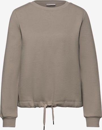 STREET ONE Sweatshirt in Beige: front