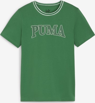 T-Shirt 'Squad' PUMA en vert : devant