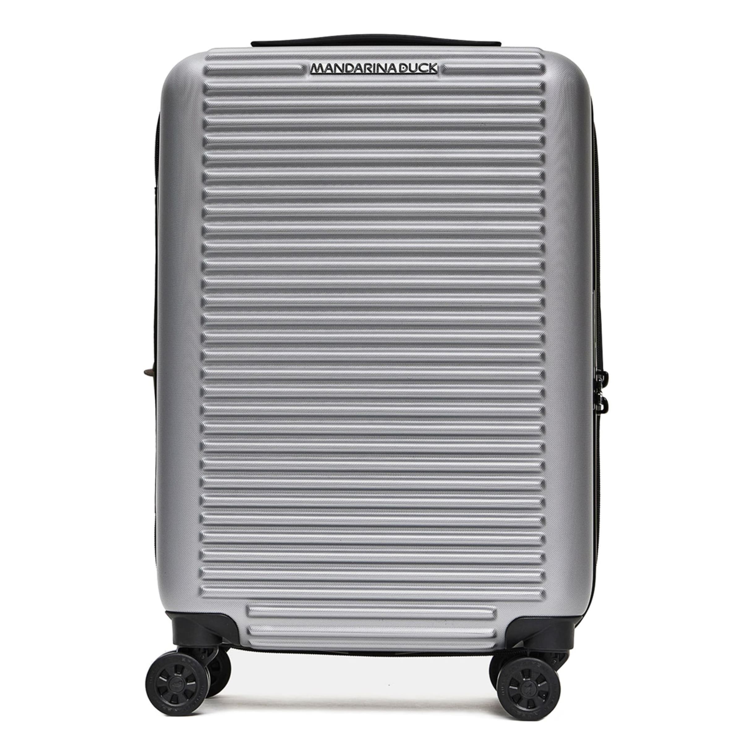 MANDARINA DUCK Cart 'Tank Case' in Silver: front