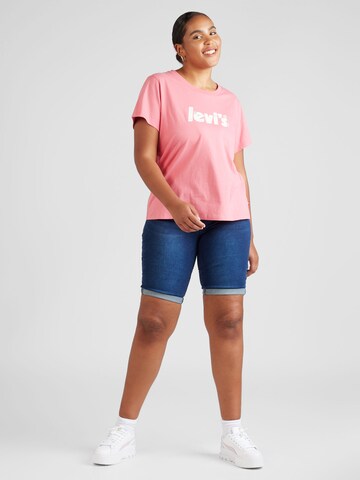 Levi's® Plus Shirt 'The Perfect Tee' in Pink