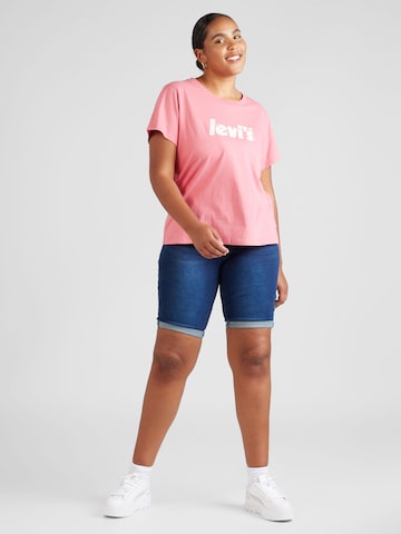 Levi's® Plus Shirt 'The Perfect Tee' in Roze