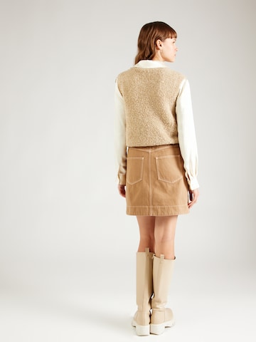 MADS NORGAARD COPENHAGEN Skirt 'Soil Ria' in Brown