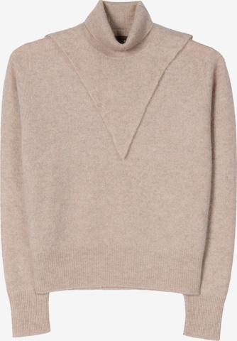 GOBI Cashmere - Jersey 'Women's Dual-Collar Cashmere Sweater' en beige: frente