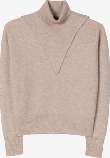 S dydžio Megztinis 'Women's Dual-Collar Cashmere Sweater' iš GOBI Cashmere, spalva – gelsvai pilka spalva, Prekių apžvalga