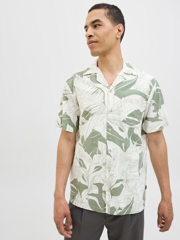 Coupe regular Chemise 'JPRBLUBAHAMAS' JACK & JONES en vert