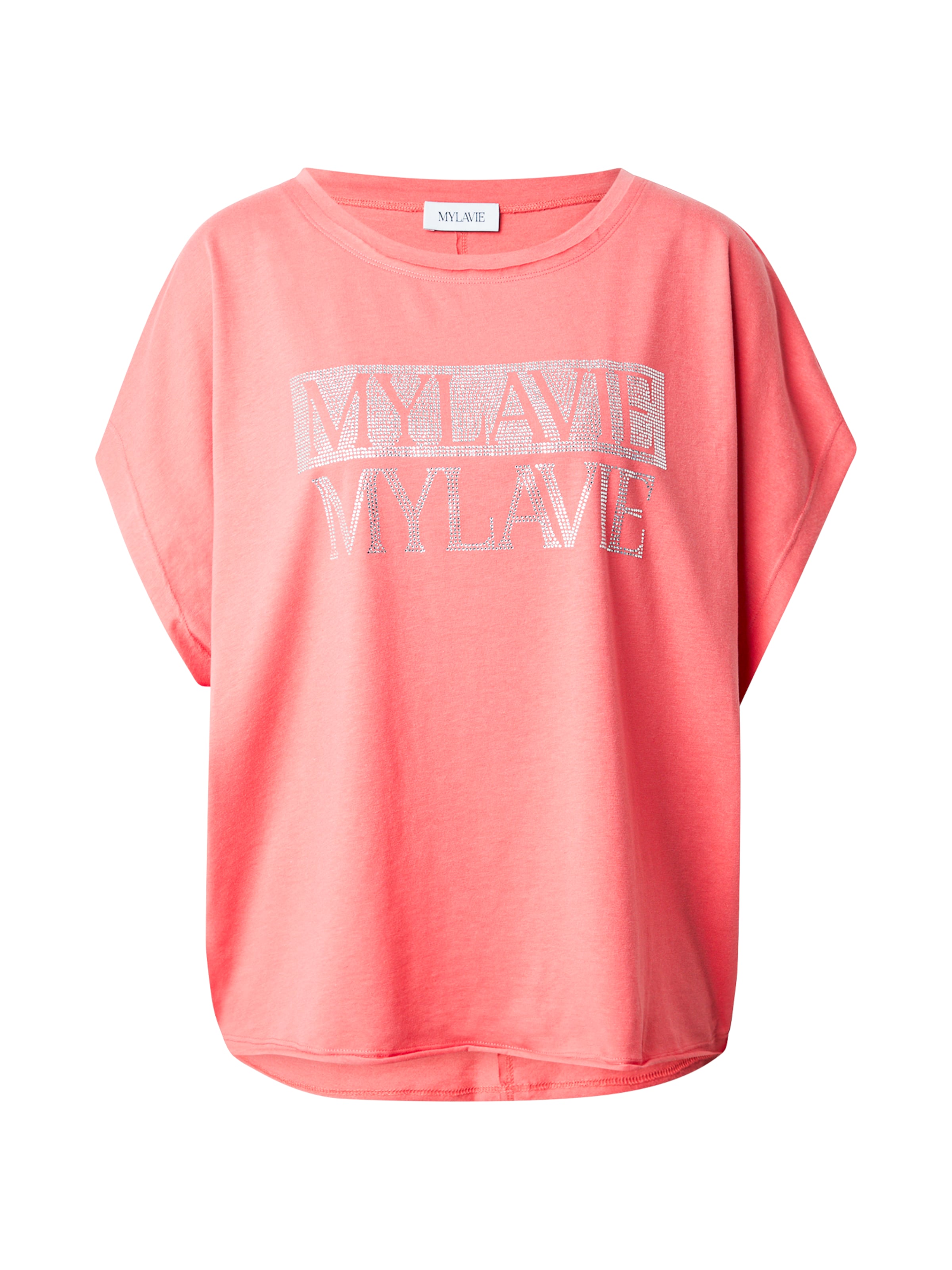 MYLAVIE by Sarah Harrison T-shirt en rouge, Vue avec produit
