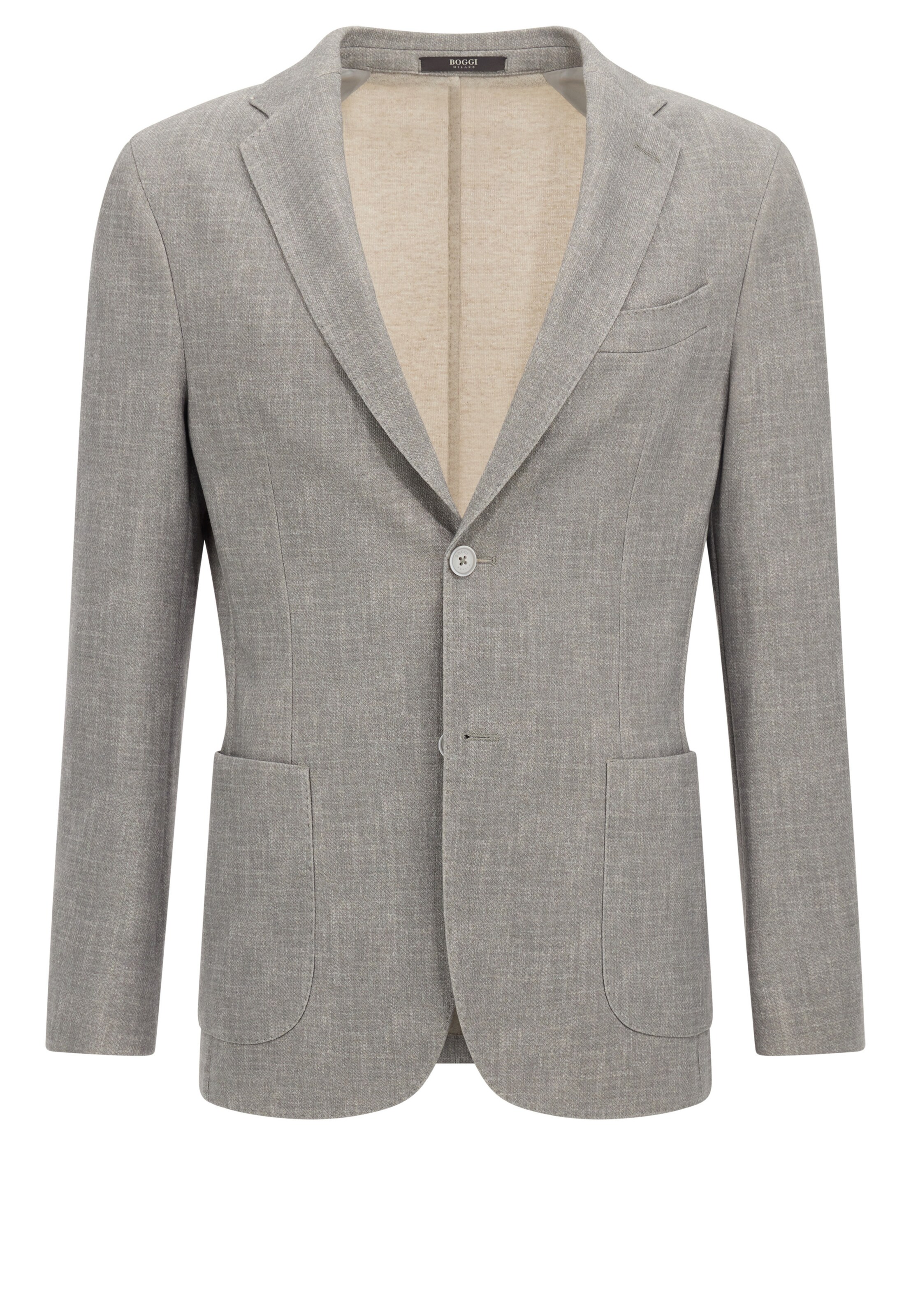 Slim fit Giacca da completo di Boggi Milano in grigio: frontale