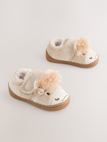 Next - Zapatillas de casa en beige