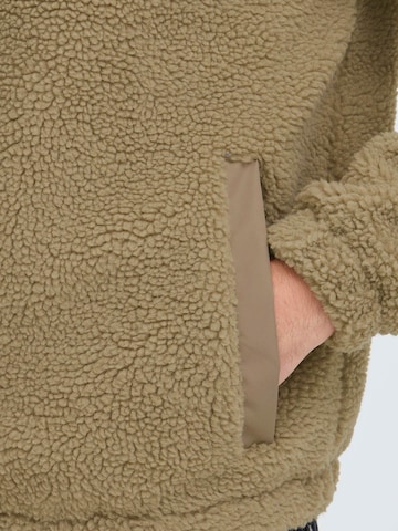 BLEND Plüschjacke ' BHMTortex ' in Braun