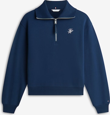 Bluză de molton de la TOMMY HILFIGER pe albastru: față