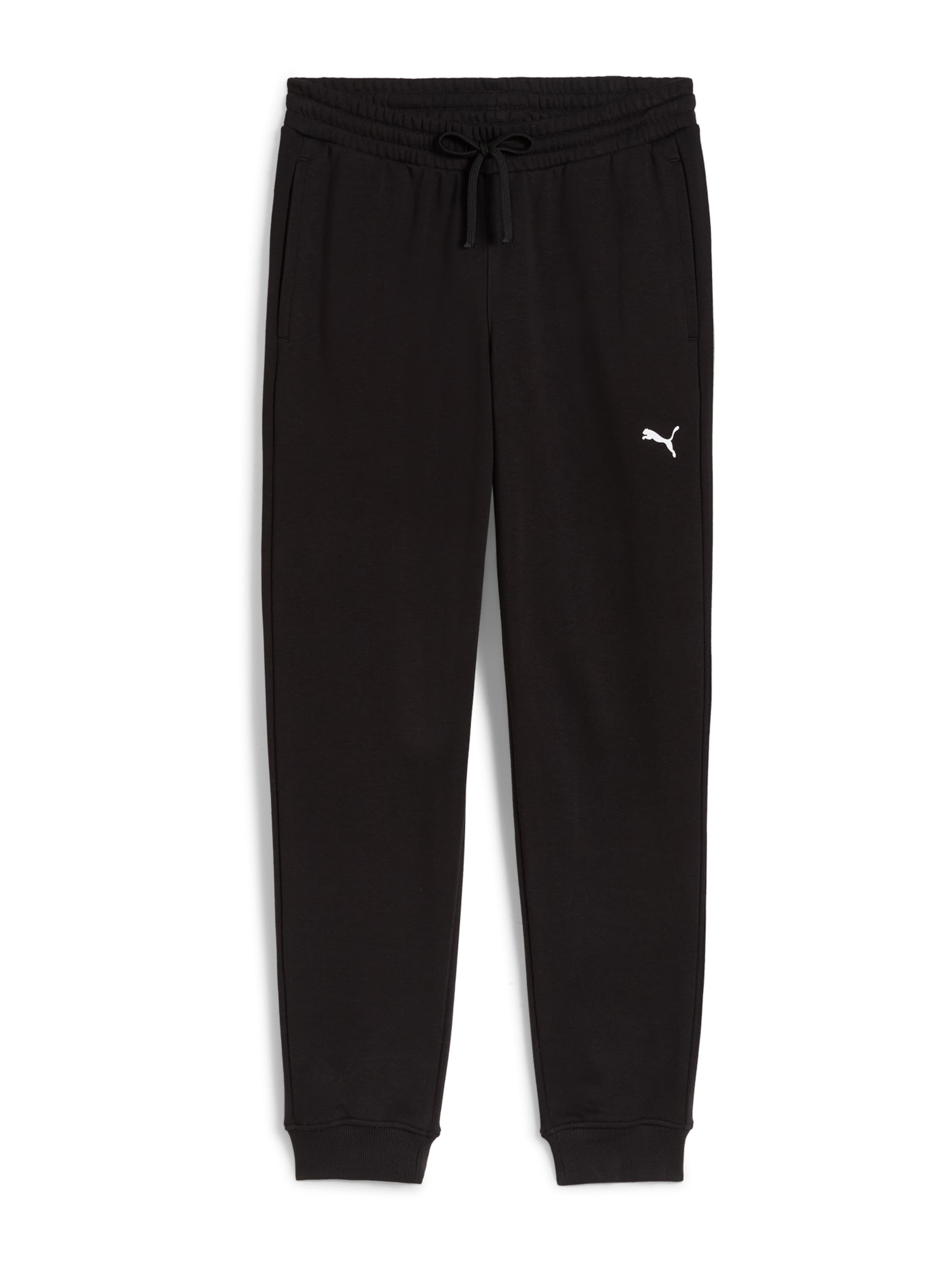 PUMA Tapered Sportbroek 'Essential' in Zwart: voorkant