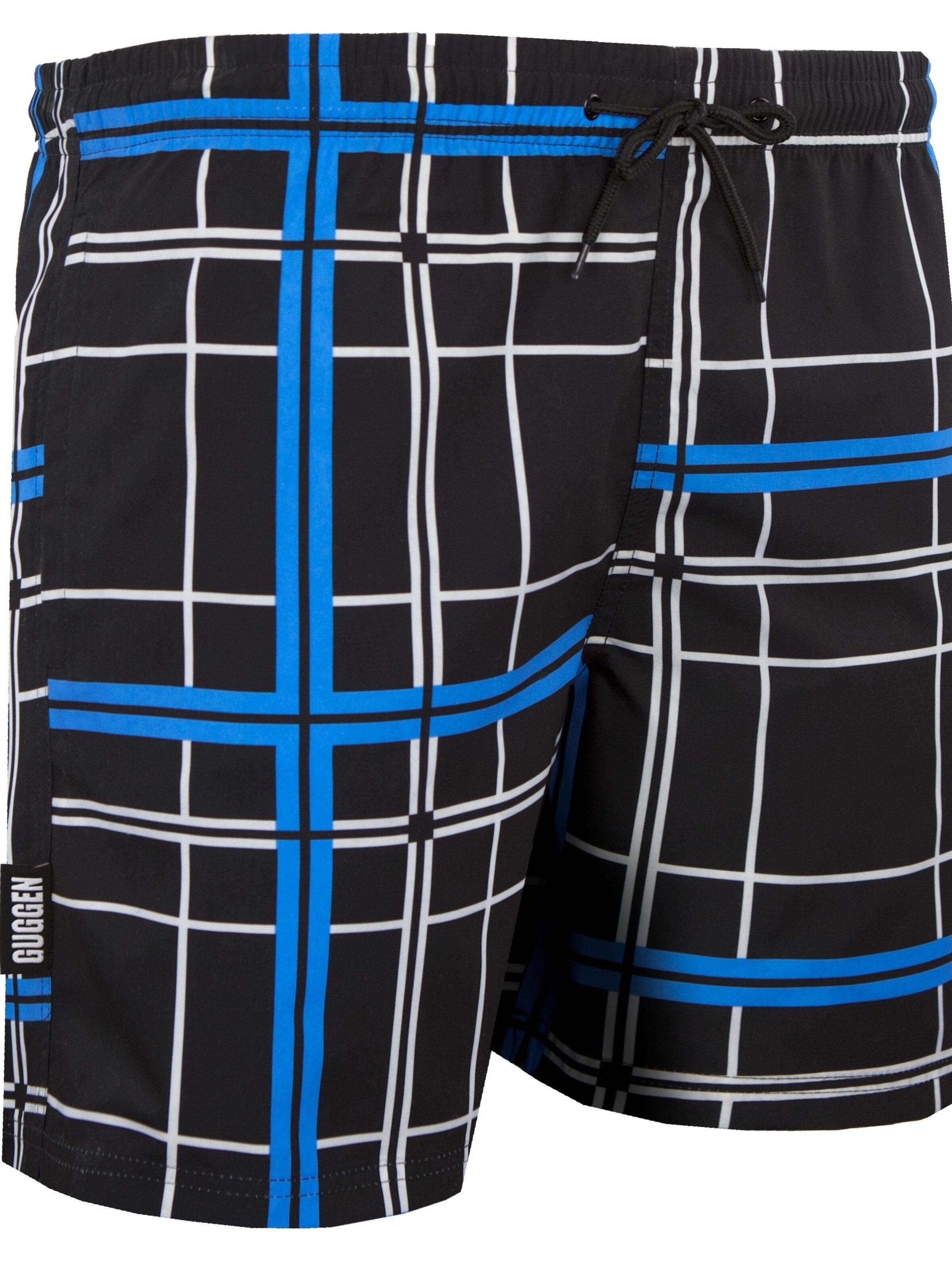 Guggen Mountain Badeshorts 'Boardshorts 2360'‌ in Blau: Vorderseite