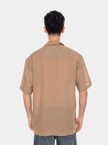 Only & Sons Comfort fit Button Up Shirt in Grey