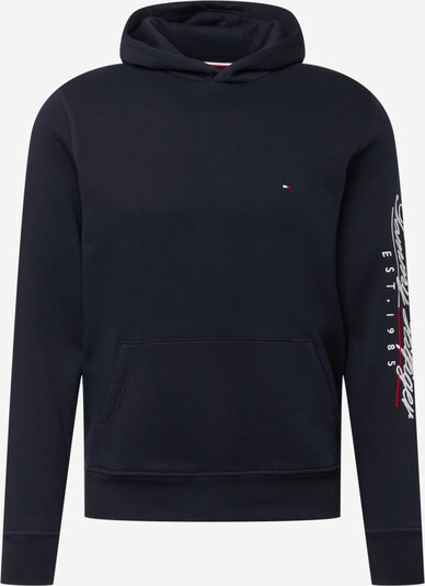 TOMMY HILFIGER Mikina - tmavomodrá / červená / biela, Produkt